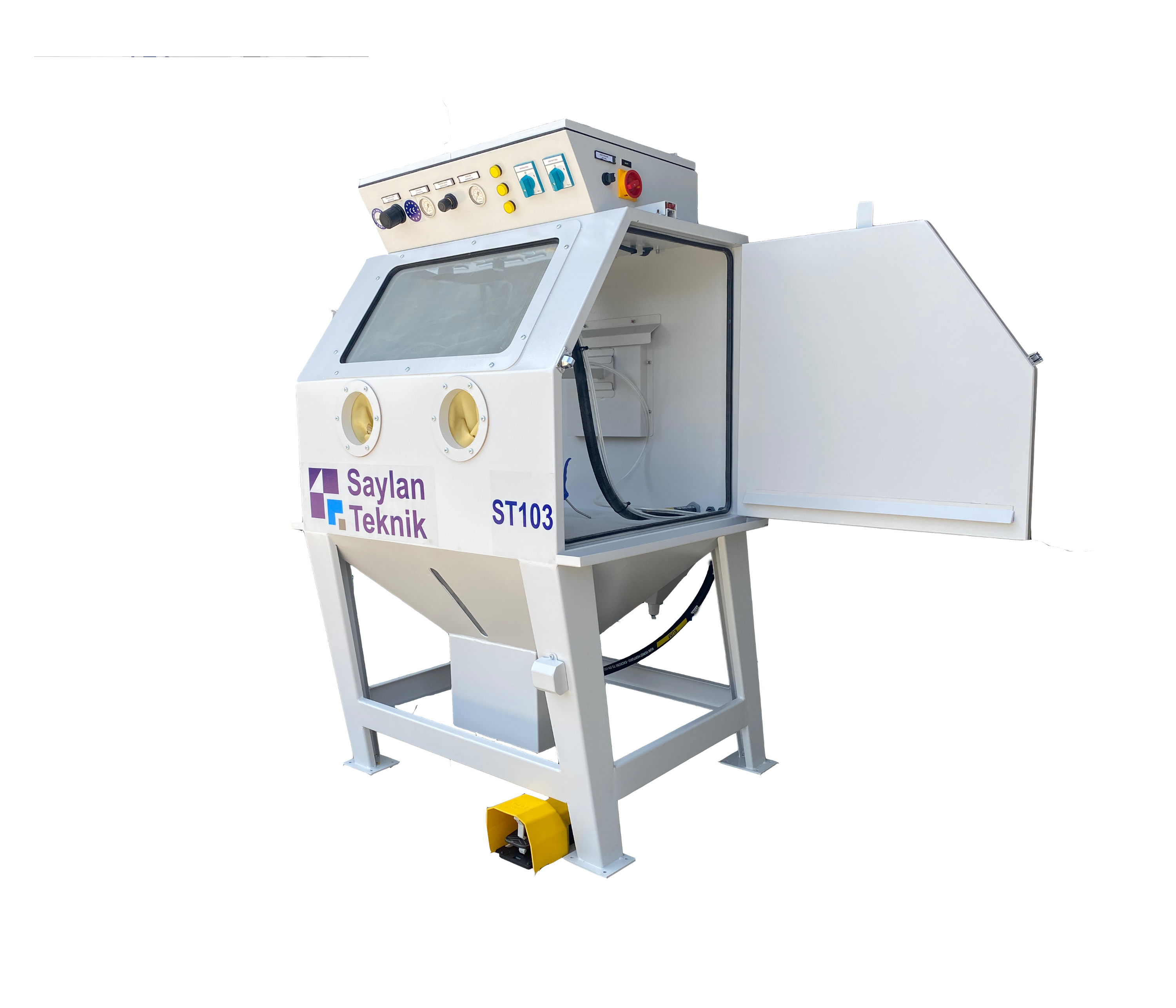 ST120 Sablare Uscata Filtru Extern, Semi-Automata